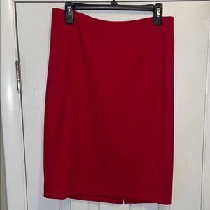 Calvin Klein red pencil skirt. Excellent condition. Size 8